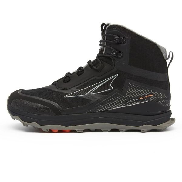 ALTRA MEN'S LONE PEAK ALL-WTHR MID-Black