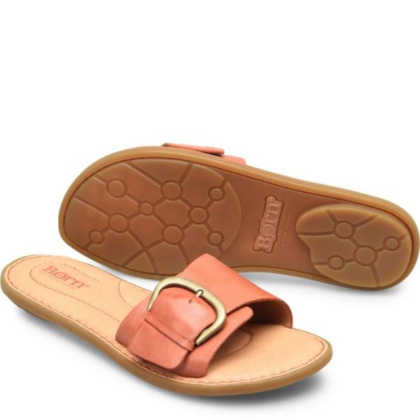Born | Women's Miarra Sandals - Orange Papaya (Orange) | New Clearance