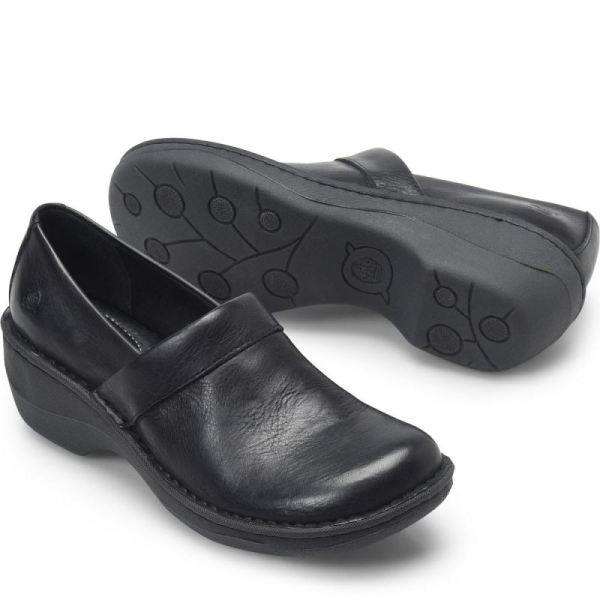 Born | Women's Toby Duo Clogs - Black | New Clearance