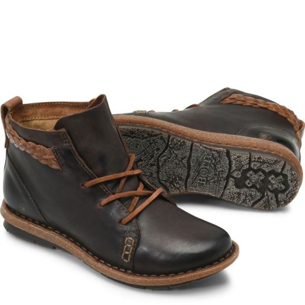 Born | Women's Temple Boots - Dark Castano (Brown) | New Clearance