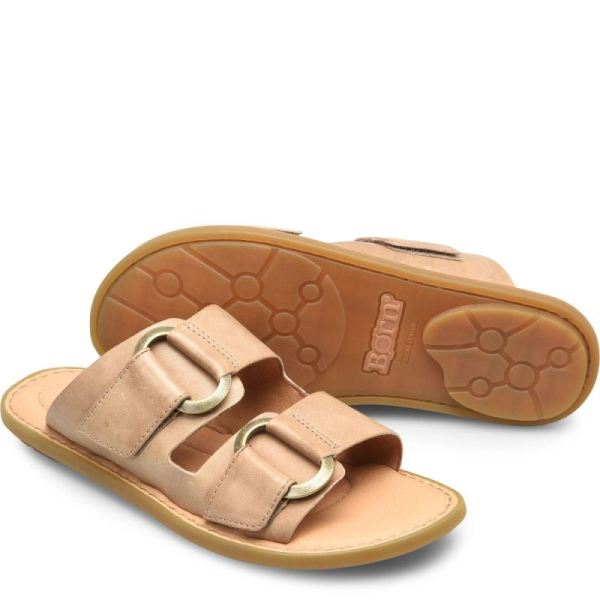 Born | Women's Marston Sandals - Natural Sabbia (Tan) | New Clearance