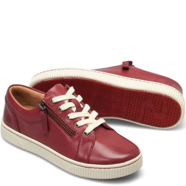 Born | Women's Paloma Slip-Ons & Lace-Ups - Red | New Clearance