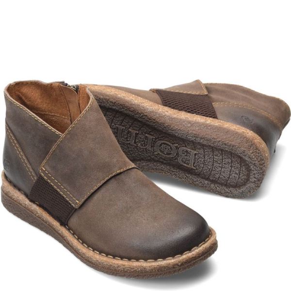 Born | Women's Tora Boots - Wet Weather Distressed (Grey) | New Clearance