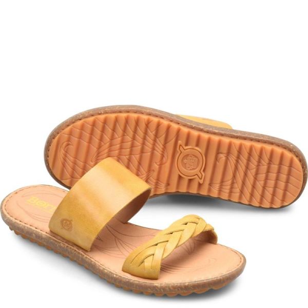 Born | Women's Morena Sandals - Yellow Sun (Yellow) | New Clearance