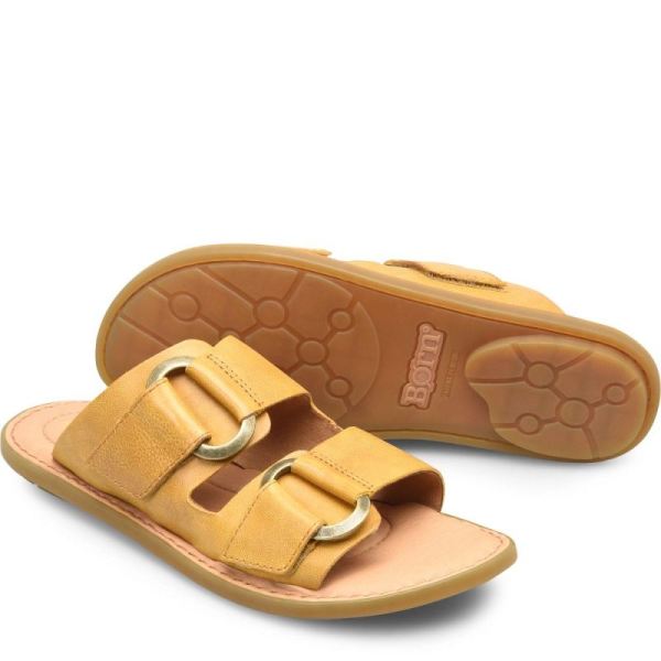 Born | Women's Marston Sandals - Yellow | New Clearance