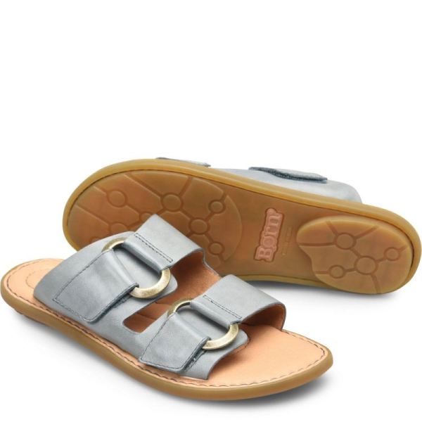 Born | Women's Marston Sandals - Light Jeans (Blue) | New Clearance