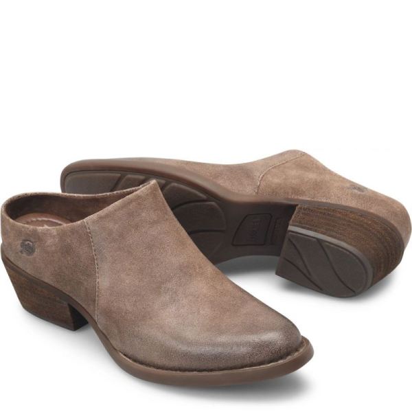 Born | Women's Starr Boots - Taupe Distressed (Tan) | New Clearance