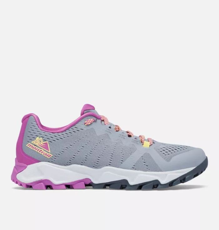 Columbia Women's Trans Alps F.K.T. III Trail Running Shoe-Grey Ash, Berry Jam | New Clearance