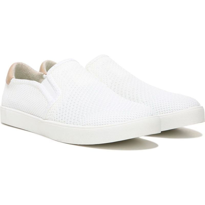 Dr. Scholl's Women's Madison Knit Slip On Sneaker - White Knit | Special Offer