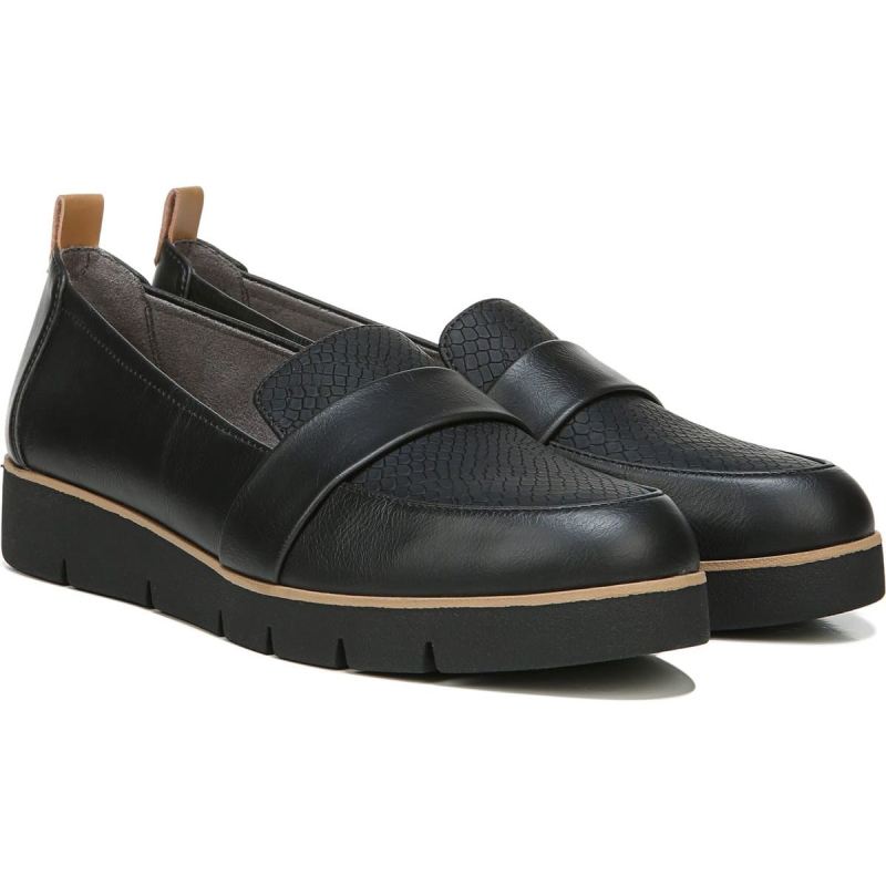 Dr. Scholl's Women's Webster Loafer - Black Snake | Special Offer
