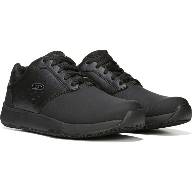 Dr. Scholl's Men's Intrepid Slip Resistant Sneaker - Black | Special Offer