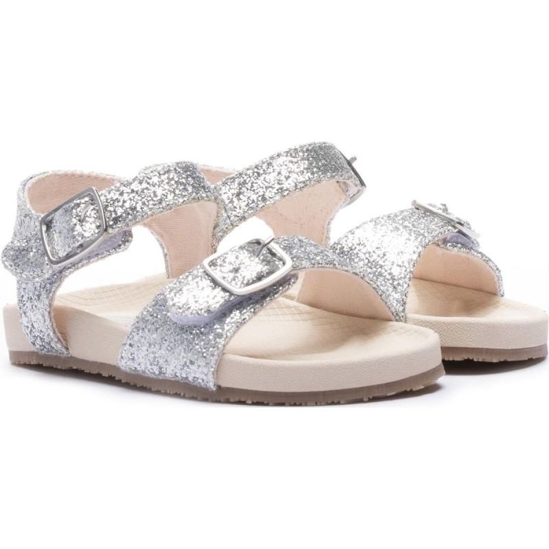 Dr. Scholl's Kids' Isla Sandal Toddler / Little Kid - Silver Glitter | Special Offer