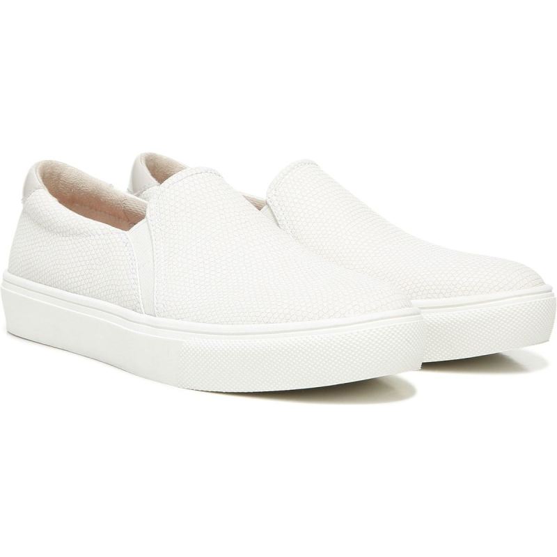 Dr. Scholl's Women's Nova Slip On Sneaker - White Snake Print | Special Offer