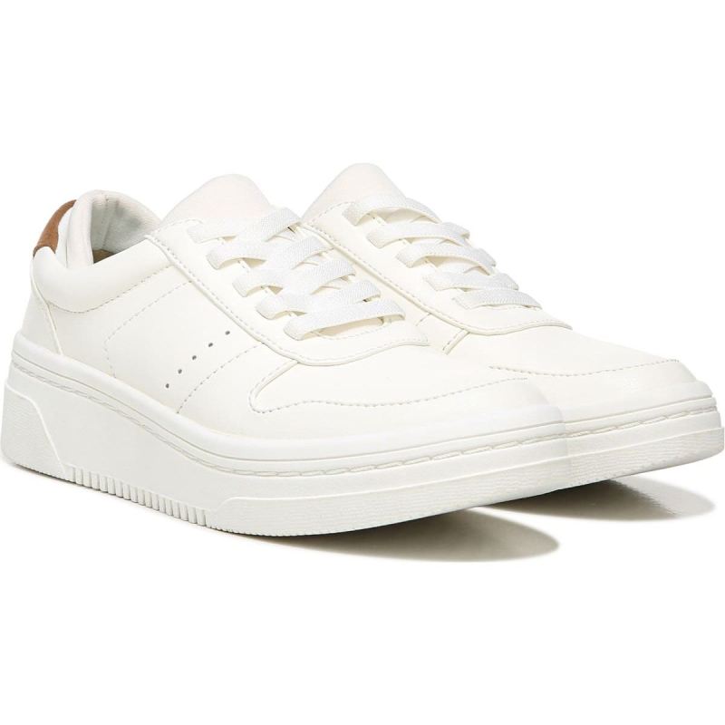 Dr. Scholl's Women's Essential Platform Sneaker - White | Special Offer