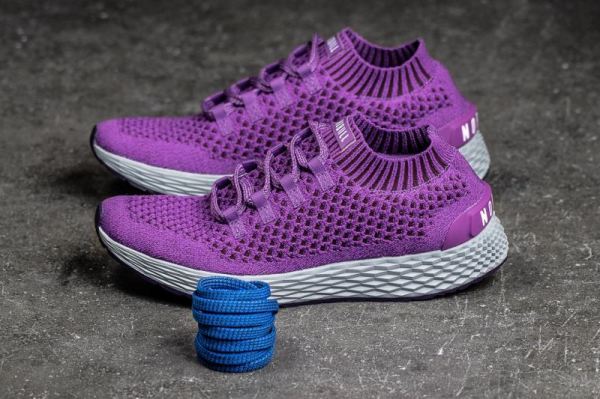 NOBULL | MEN'S PURPLE KNIT RUNNER