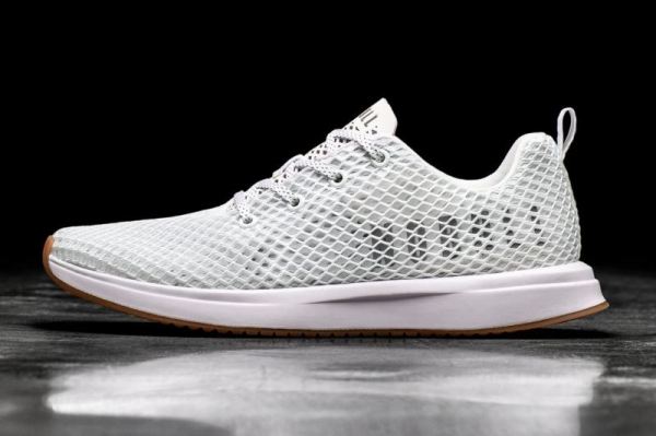 NOBULL | MEN'S WHITE MESH RUNNER