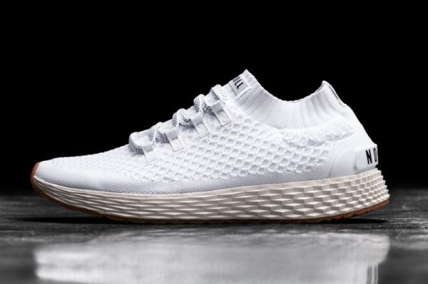 NOBULL | MEN'S WHITE IVORY KNIT RUNNER