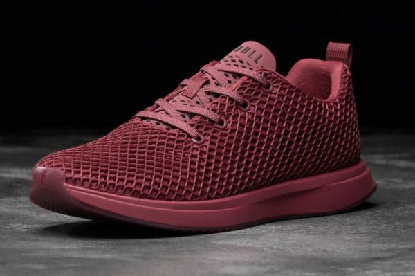 NOBULL | MEN'S MAROON MESH RUNNER