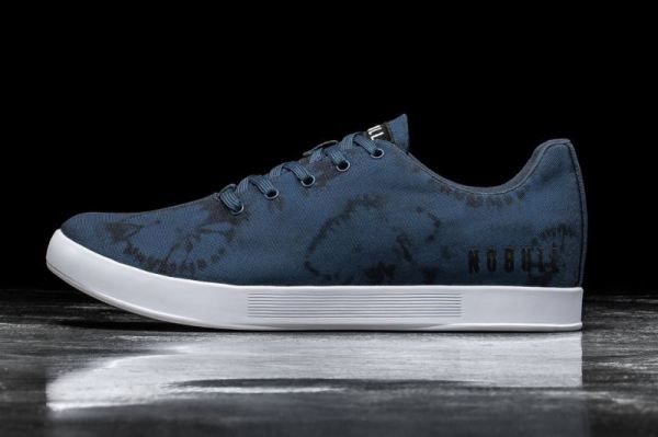 NOBULL | MEN'S NAVY TIE-DYE CANVAS TRAINER