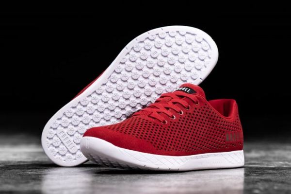 NOBULL | MEN'S RACING RED SUEDE TRAINER