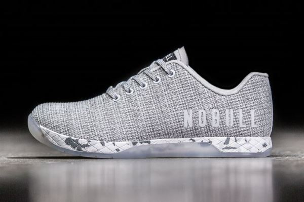 NOBULL | MEN'S WHITE HEATHER GRANITE TRAINER
