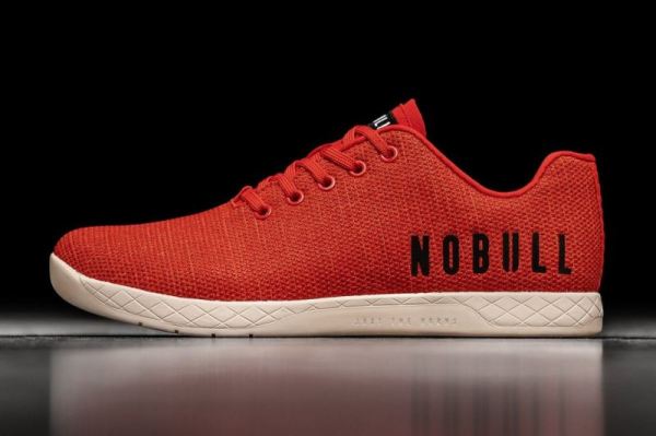 NOBULL | MEN'S RED HEATHER TRAINER