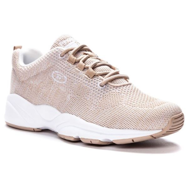 Propet | Women's Stability Fly-Sand/White | Quick Ship!