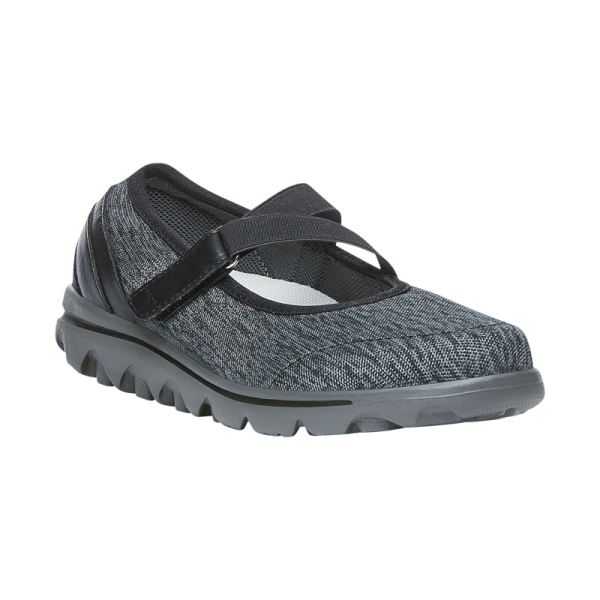 Propet | Women's TravelActiv Mary Jane-Black/Grey Heather | Special Offer
