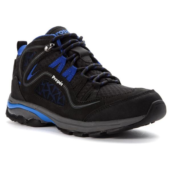 Propet | Women's Propet Peak-Black/Royal Blue | Quick Ship!