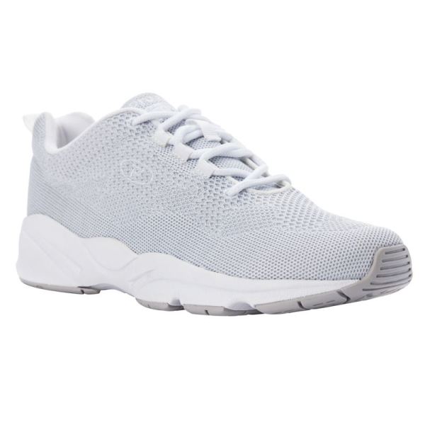 Propet | Women's Stability Fly-White/Silver | Quick Ship!