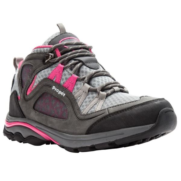 Propet | Women's Propet Peak-Grey/Berry | Quick Ship!