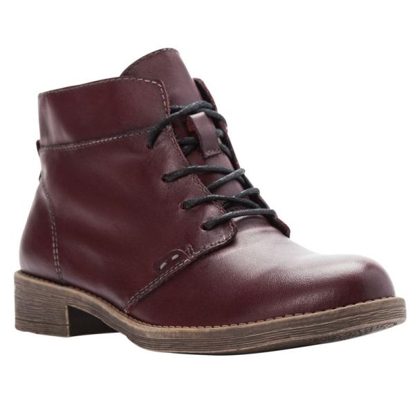 Propet | Women's Tatum Lace Bootie-Rich Burgundy | Quick Ship!