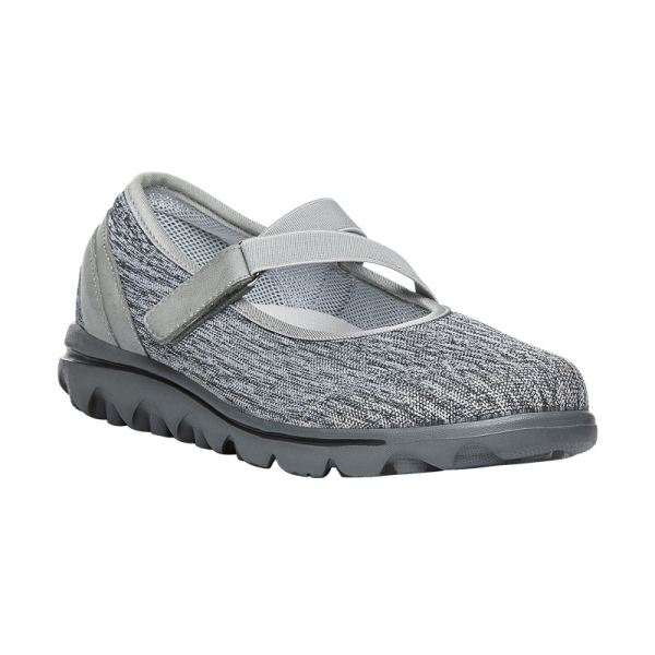 Propet | Women's TravelActiv Mary Jane-Black/White Heather | Special Offer