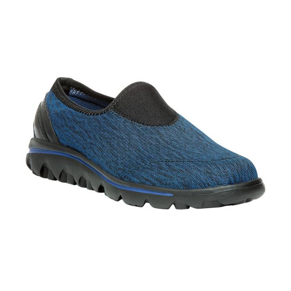 Propet | Women's TravelActive Slip-On-Black/Navy Heather | Special Offer