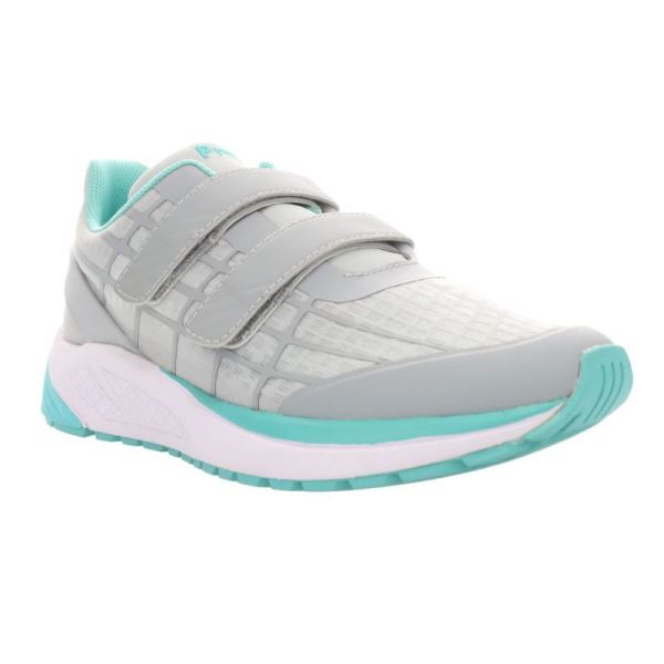 Propet | Women's Propet One Twin Strap-Grey/Mint | Special Offer