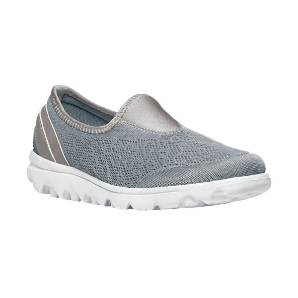 Propet | Women's TravelActive Slip-On-Silver | Special Offer
