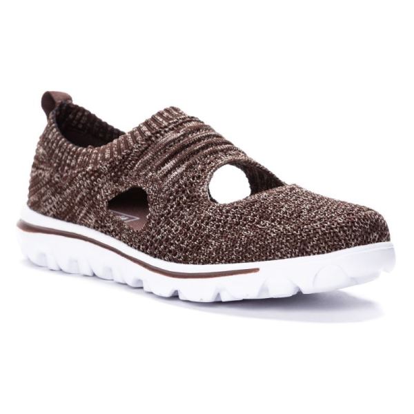 Propet | Women's TraveActiv Avid-Brown/Beige | Quick Ship!