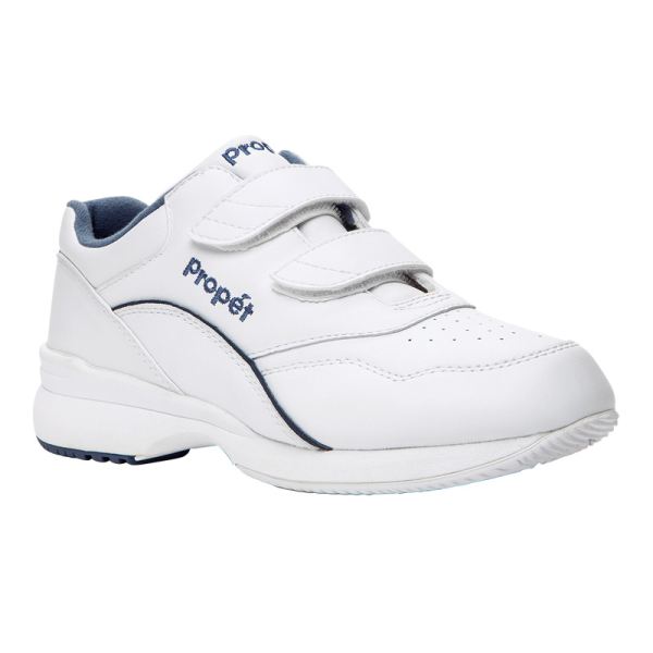 Propet | Women's Tour Walker Strap-White/Blue | Special Offer