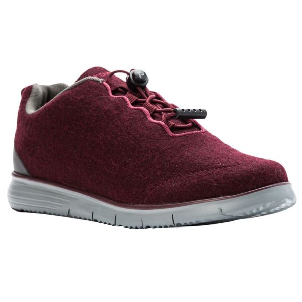 Propet | Women's TravelFit Prestige-Burgundy Flannel | Special Offer