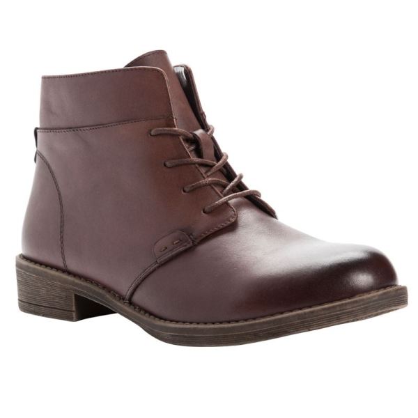 Propet | Women's Tatum Lace Bootie-Brown | Quick Ship!