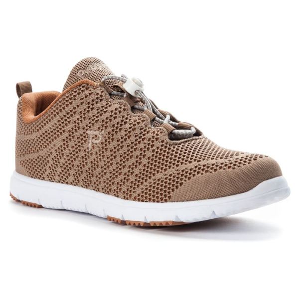 Propet | Women's TravelWalker EVO-Taupe/Sienna | Quick Ship!
