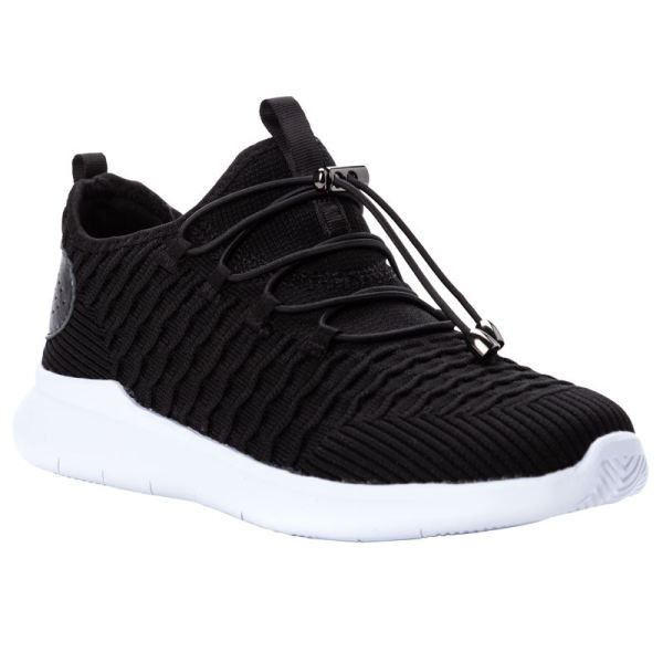 Propet | Women's TravelBound-Black/White | Quick Ship!