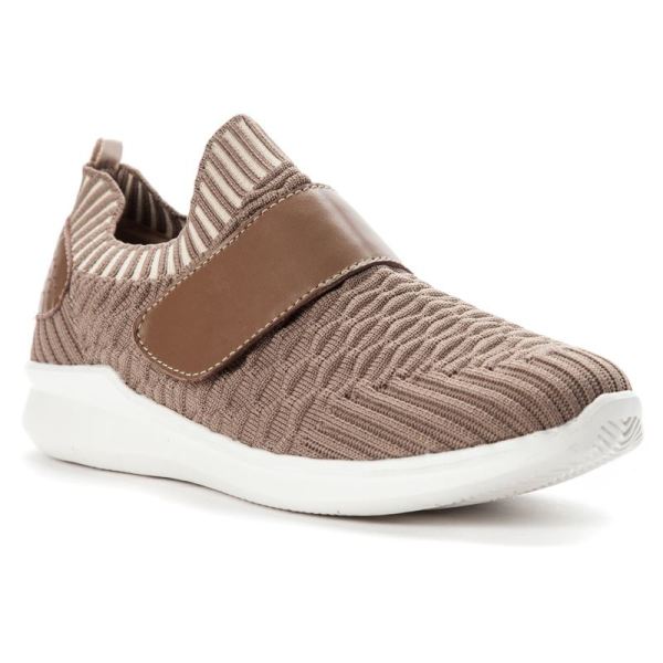 Propet | Women's TravelBound Strap-Smoked Taupe | Quick Ship!