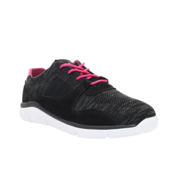 Propet | Women's Sarah-Black/Pink | Quick Ship!