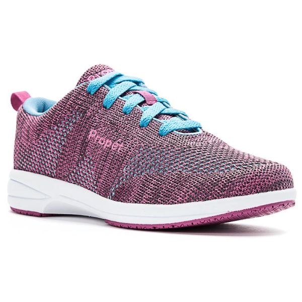 Propet | Women's Washable Walker Evolution-Berry/Blue | Quick Ship!