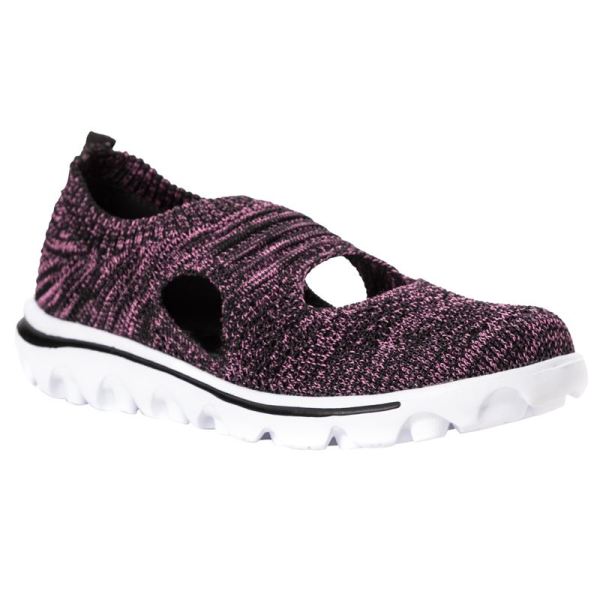 Propet | Women's TraveActiv Avid-Black/Berry | Quick Ship!