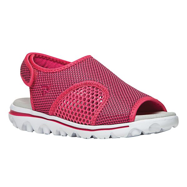 Propet | Women's TravelActiv SS-Red/Black | Quick Ship!