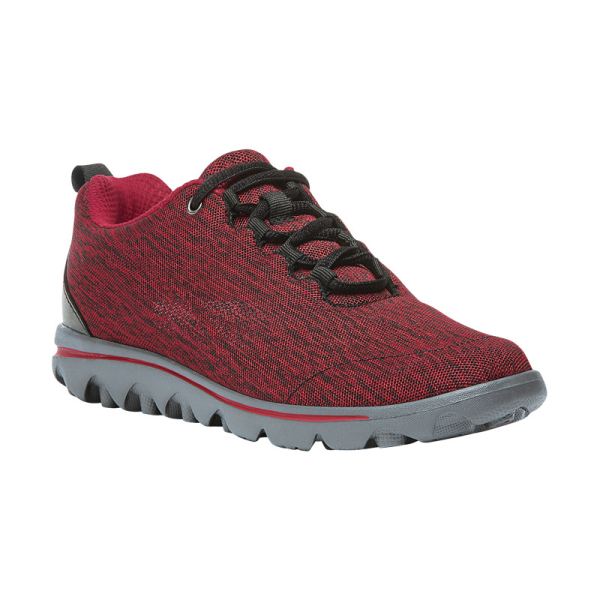 Propet | Women's TravelActiv-Black/Red Heather | Special Offer