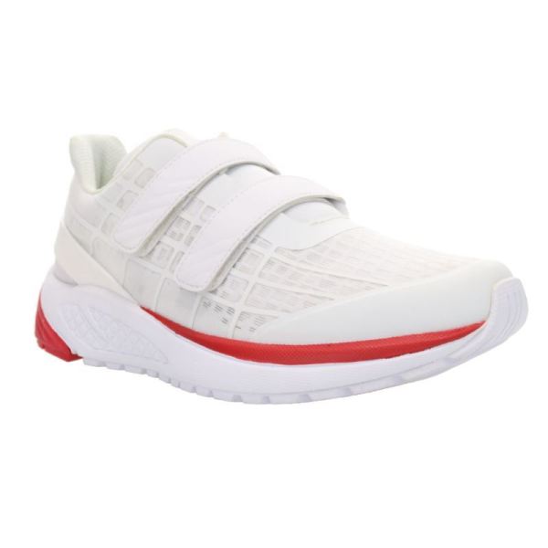 Propet | Women's Propet One Twin Strap-White/Red | Special Offer