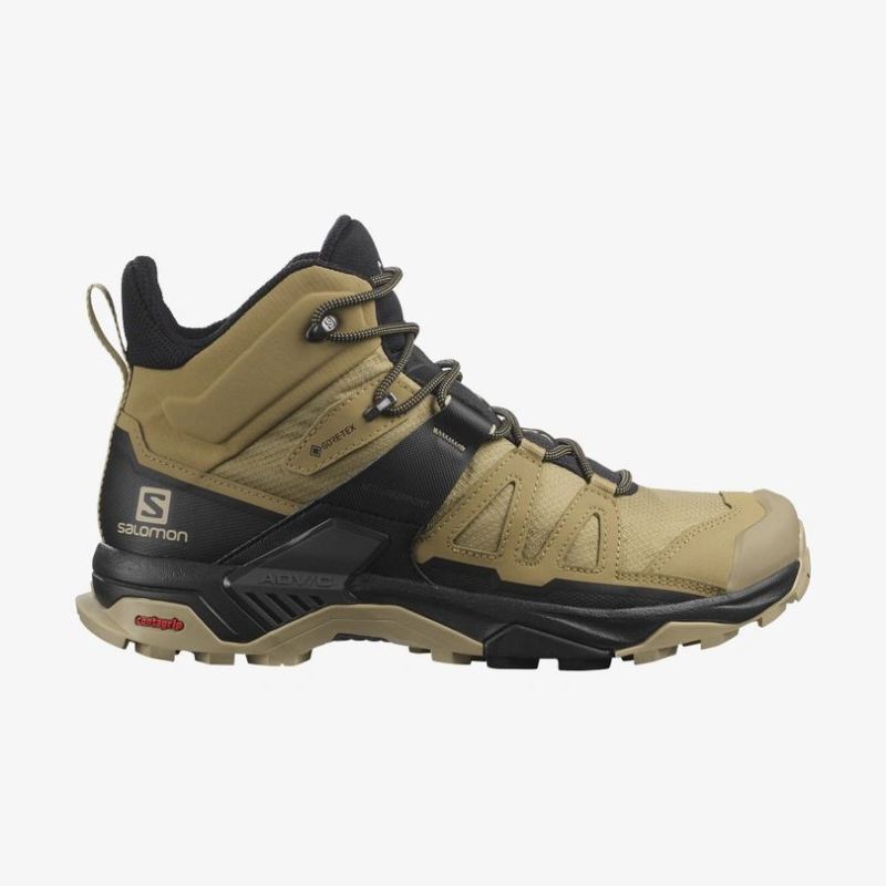 SALOMON MEN'S X ULTRA 4 MID GORE-TEX-Kelp / Black / Safari | New Arrivals